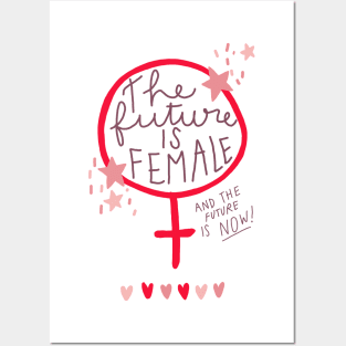 the future is female Posters and Art